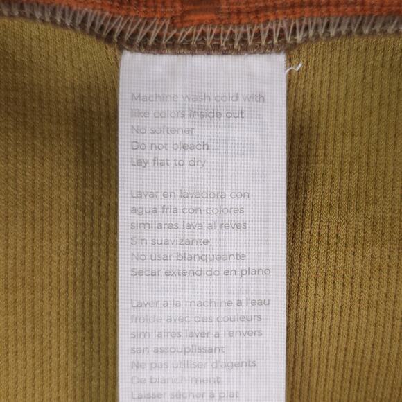 Fabletics Legging Women XL Seamless Jacquard Olive Green Stretch Knit Super Cozy - Picture 16 of 16